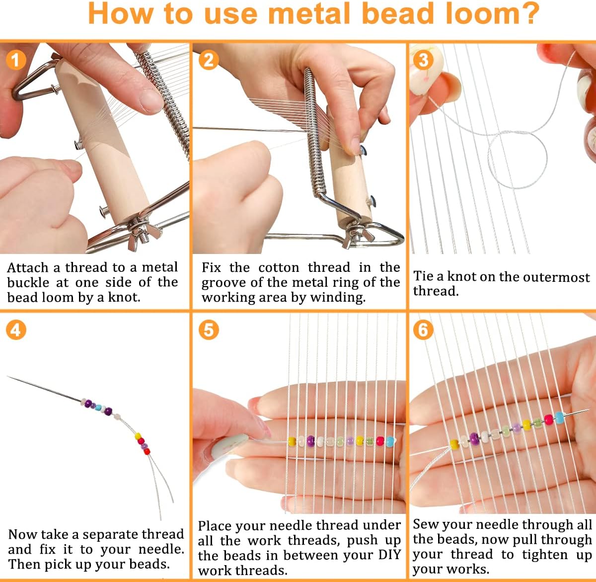 Beading Loom, Bead loom Working space: fashion 8x10