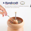 Hobbyworker Clay Bead Spinner,Rotating Bead Bowl for Making Jewelry, Quick Beading Tool, Waist Bead Rotator with Bead