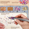 hobbyworker The Bead Mat with Bead Scoop and Soft Perfect Stable and Individual Grids for Craft Jewelry Making